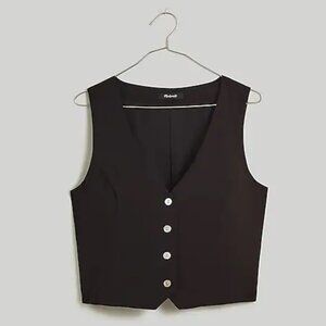 katrina crop vest top in softdrape NWOT